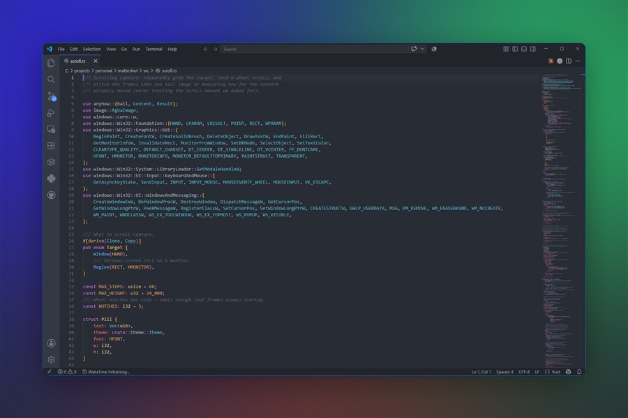 Aurora matte